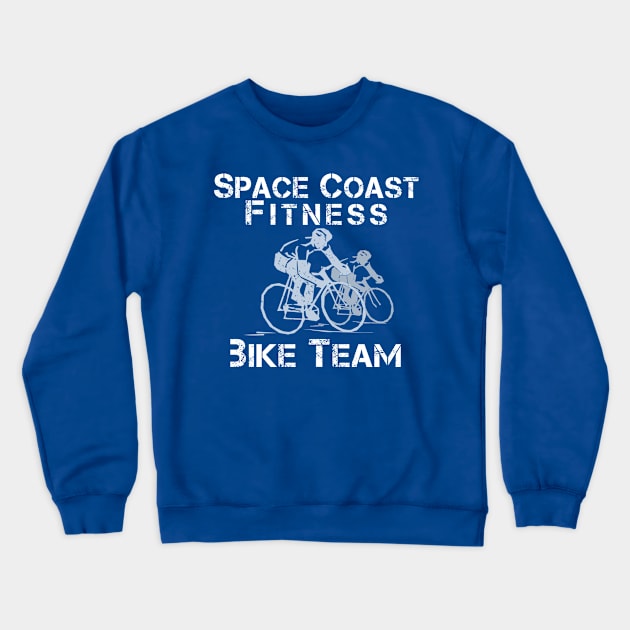 Space Coast Fitness - Bike Team (White) Crewneck Sweatshirt by RichStork